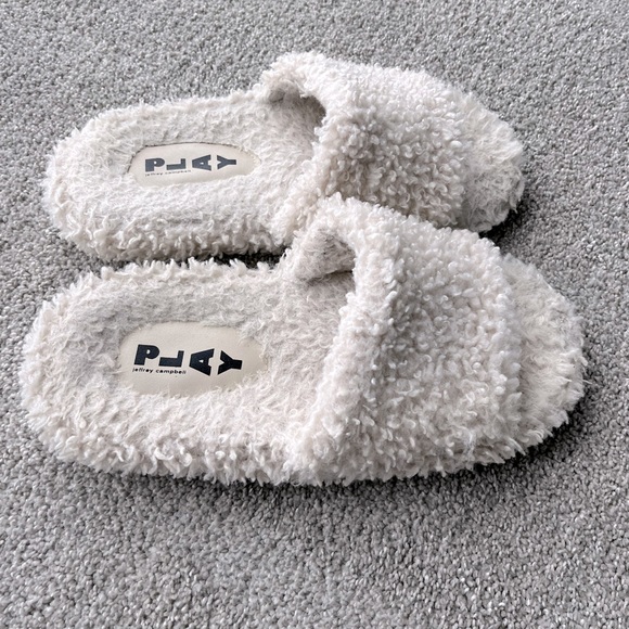 Jeffery Campbell Faux Fur Slide Slipper - Picture 2 of 7